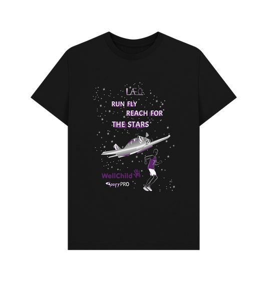 Black Printed T-shirt Front