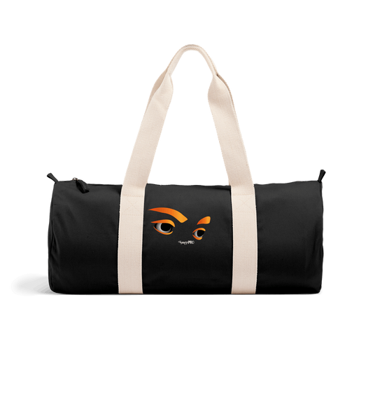 Fear Is Temporary - Black Organic Cotton Duffle Bag.