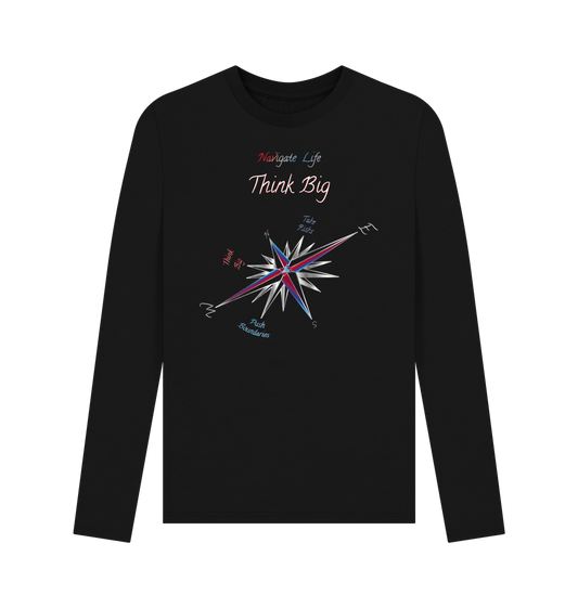 Black Printed Long Sleeve T Shirt
