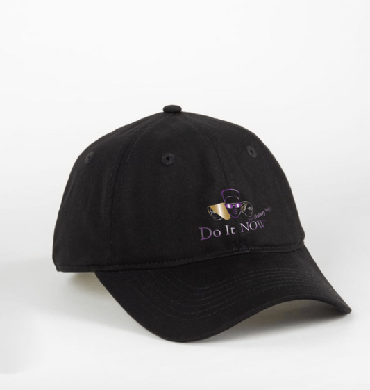 Do It NOW - Black Organic Cotton Cap