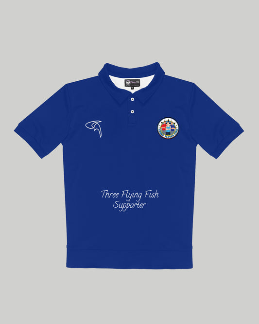 GoofyPRO Men's Cayton Core Performance Polo Shirt - Three Flying Fish