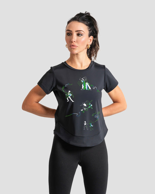 GoofyPRO Women's Cayton Core Performance T-Shirt - Perfect 10