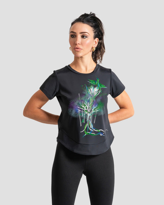 GoofyPRO Women's Cayton Core Performance T-Shirt - Perch or Fly