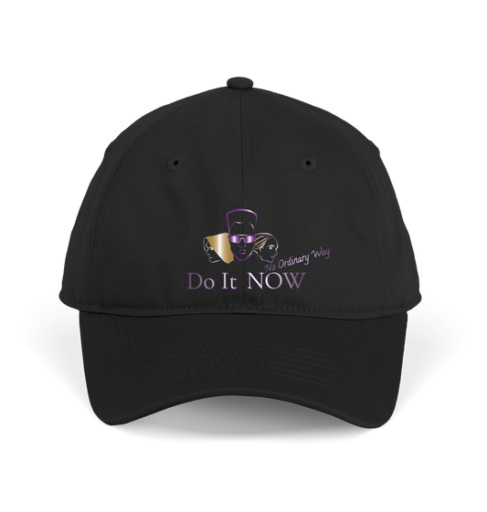 Do It NOW - Black Organic Cotton Cap